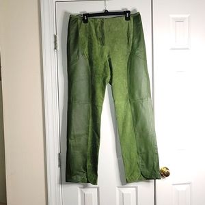 Metrostyle Women's Leather and Suede pants